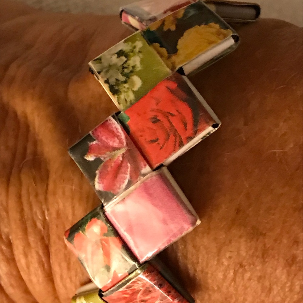 Paper braid bracelet